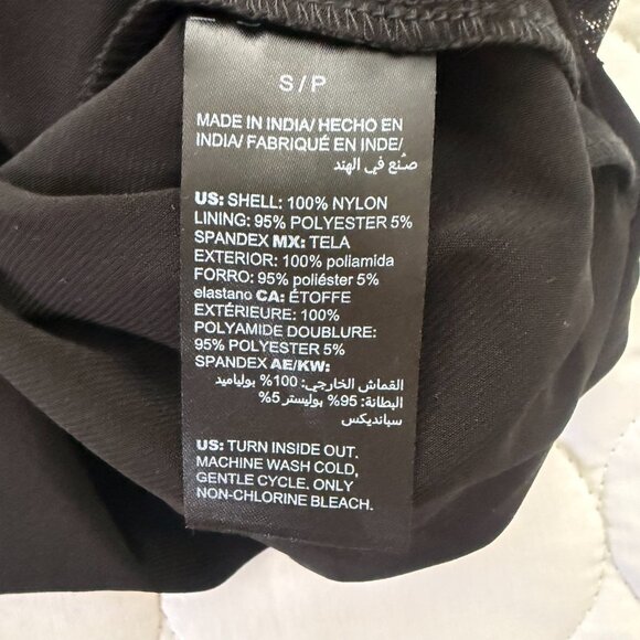 White House Black Market Black Sequin Mesh Blouse | Size S | NWT - Picture 10 of 10